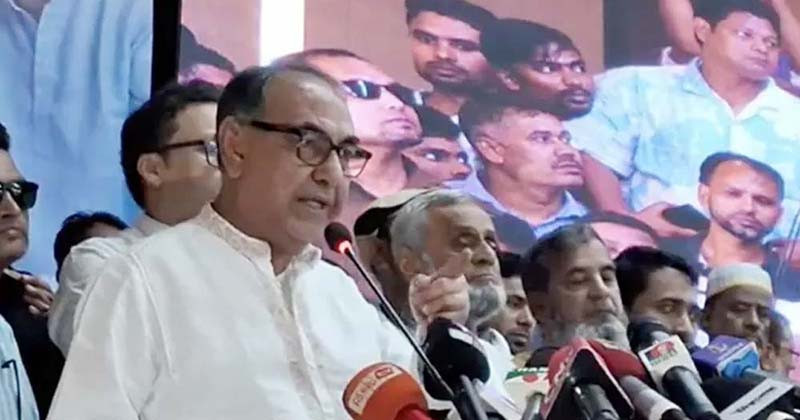 আওয়ামী লীগের সঙ্গে আঁতাত করে শিবির ডাকসু জিতেছে: মির্জা আব্বাস